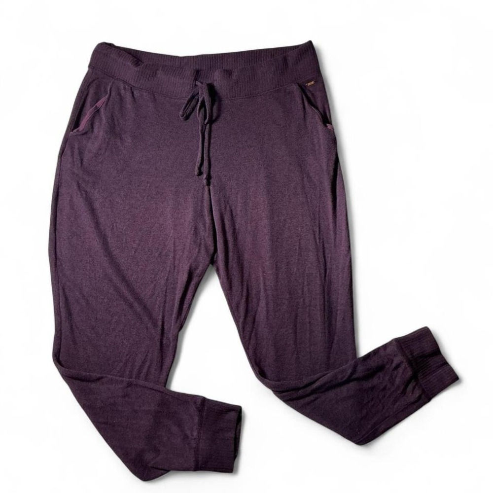 PINK Victoria Secret Purple Jogger Pants Loungewear Drawstring Comfy Casual